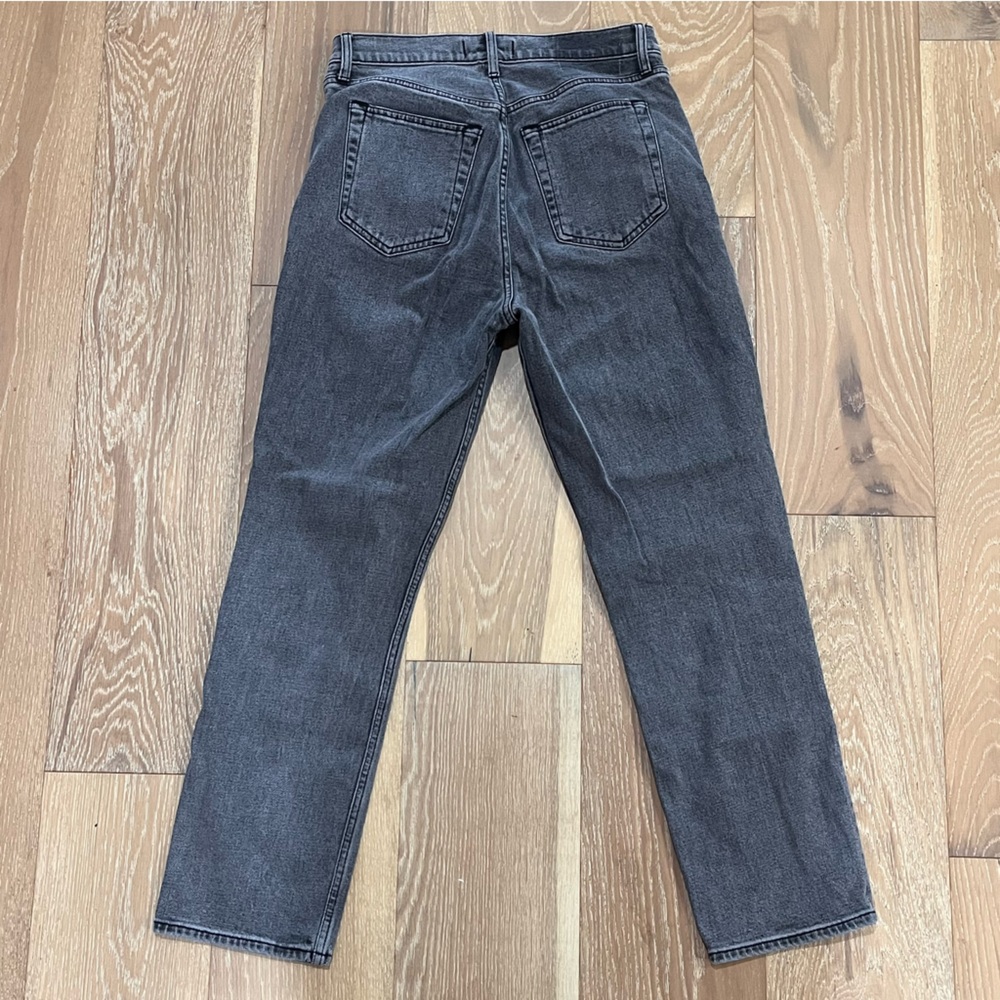 Abercrombie & Fitch The Ankle Straight Ultra High Rise Jean in Gray size 29 Long - Picture 10 of 13